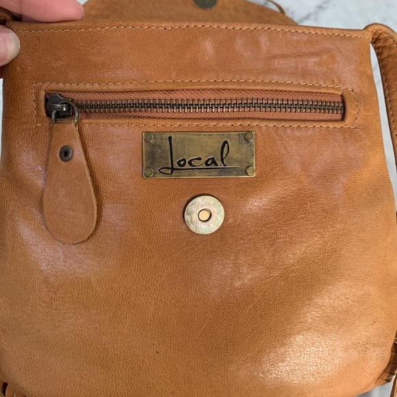 BALI ELF Leather Fringe Crossbody Bag - Picture 8 of 13